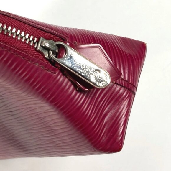 LOUIS VUITTON M40641 Epi Pochette makeup pouch multi pouch Cosmetics Pouch - Picture 7 of 15
